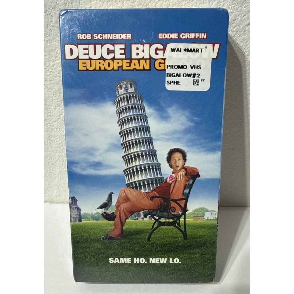 Deuce Bigalow European Gigolo VHS 2005 NEW Factory Sealed Walmart Promo Rated R - Picture 12 of 12